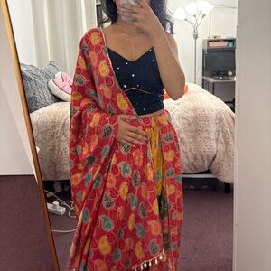 Garba Bandhani Lehenga for Navratri